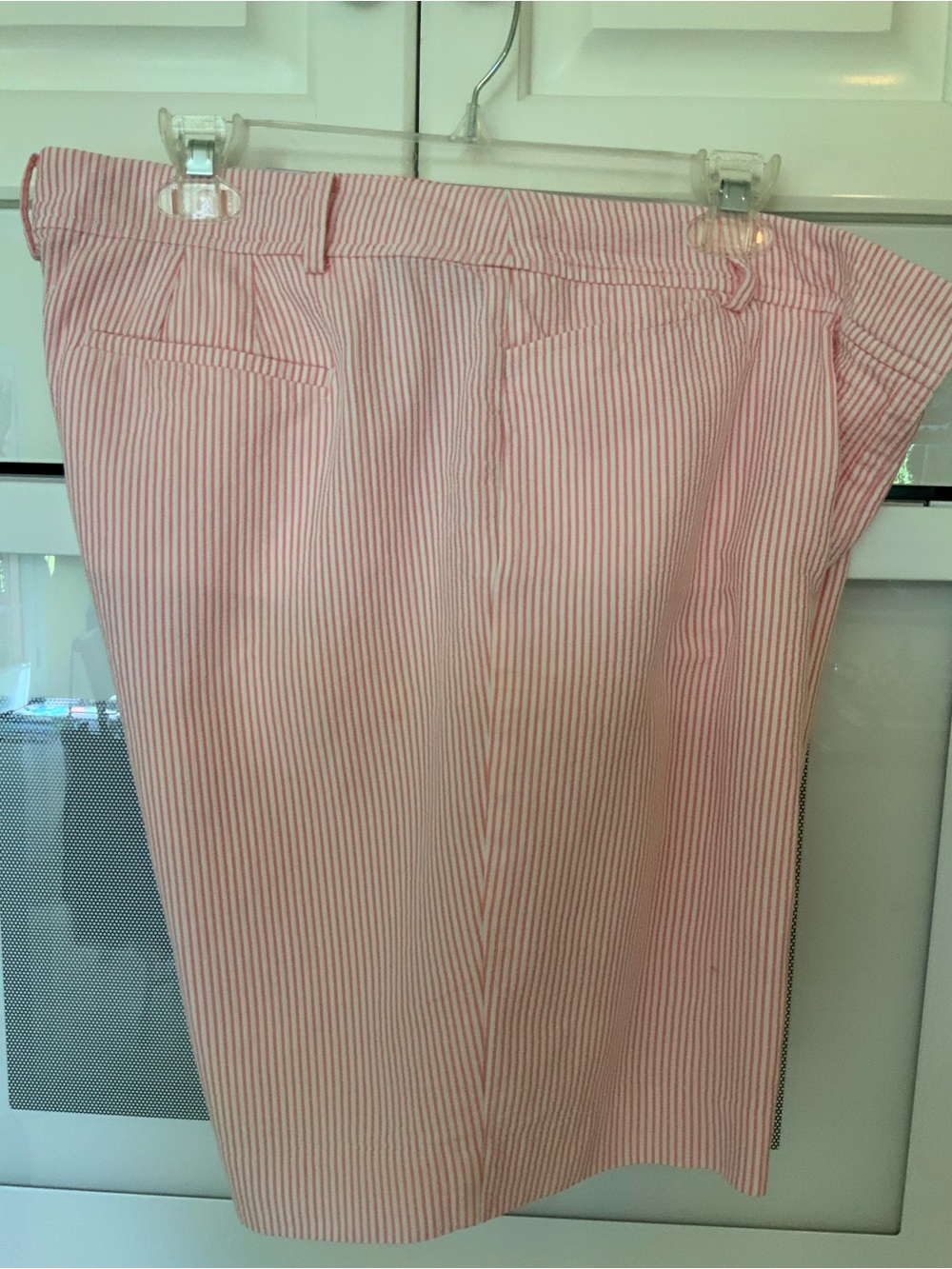 Talbots Pink and White Striped Women's Skirt